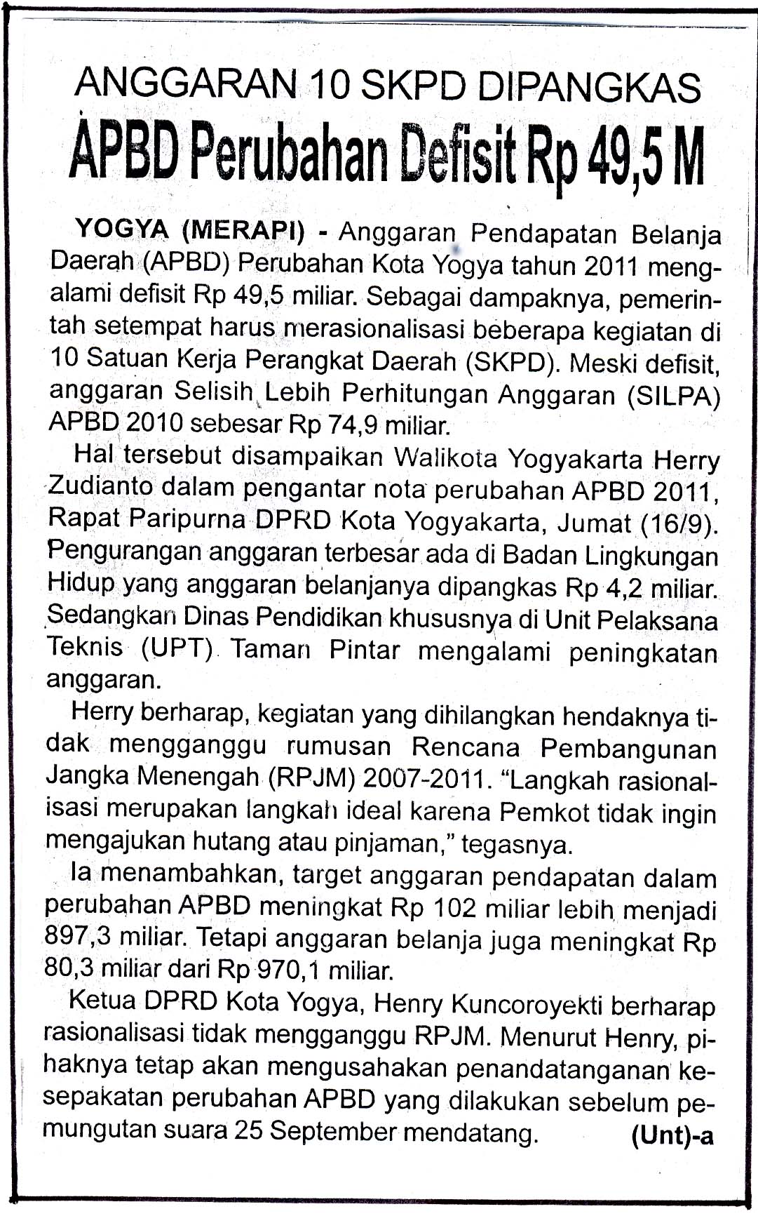 Kliping jogja terbaru